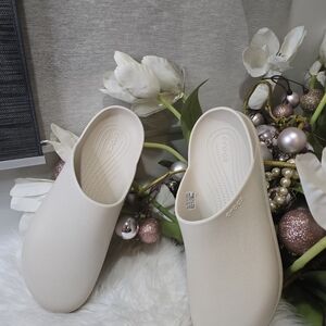 Crocs Dylan clog stucco off white clogs Unisex Men's size 13S New